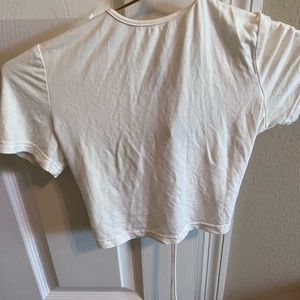 CROP TOP WITH TIE UP BACK